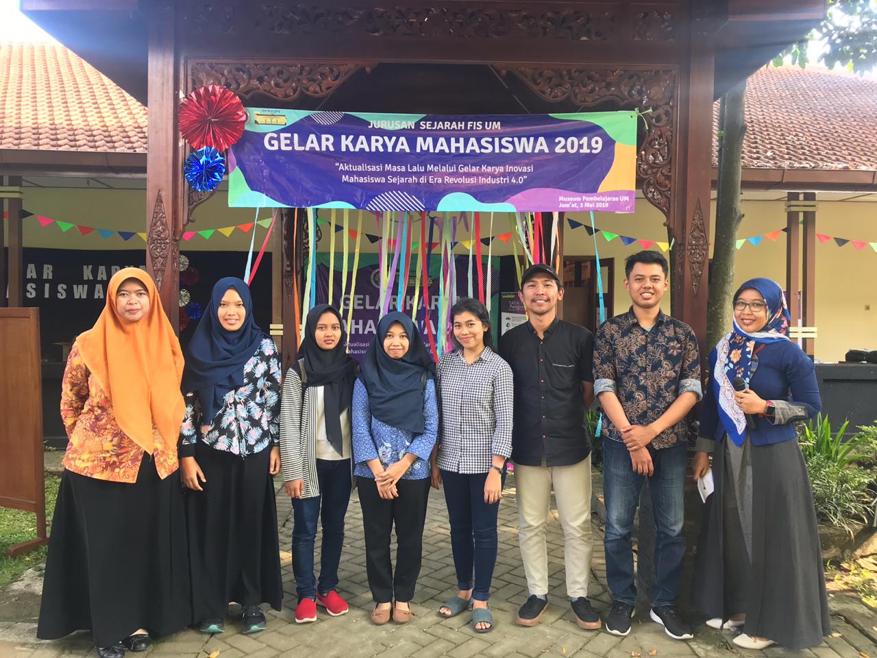 Mahasiswa Jurusan Sejarah Mengadakan Gelar Karya Mahasiswa 2019